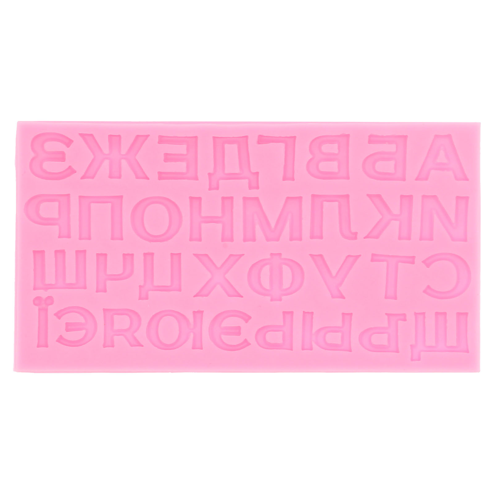 Diy-form Für Russische Buchstaben Aus Flüssigem Silikon, Rosa