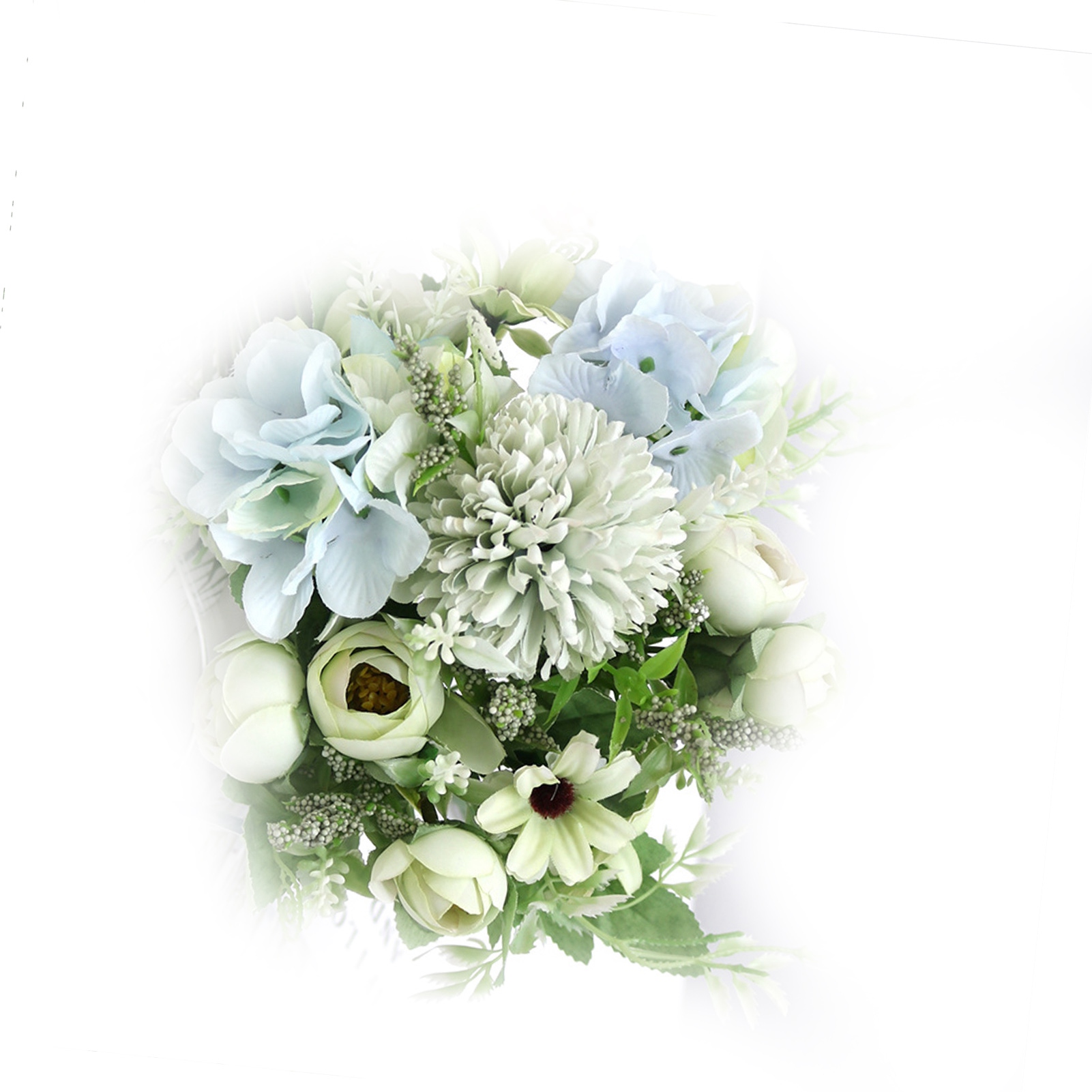 Künstliche Seidenblumenkugel, Realistische Details, Langlebig, Ideal Für Fotografie (grün).