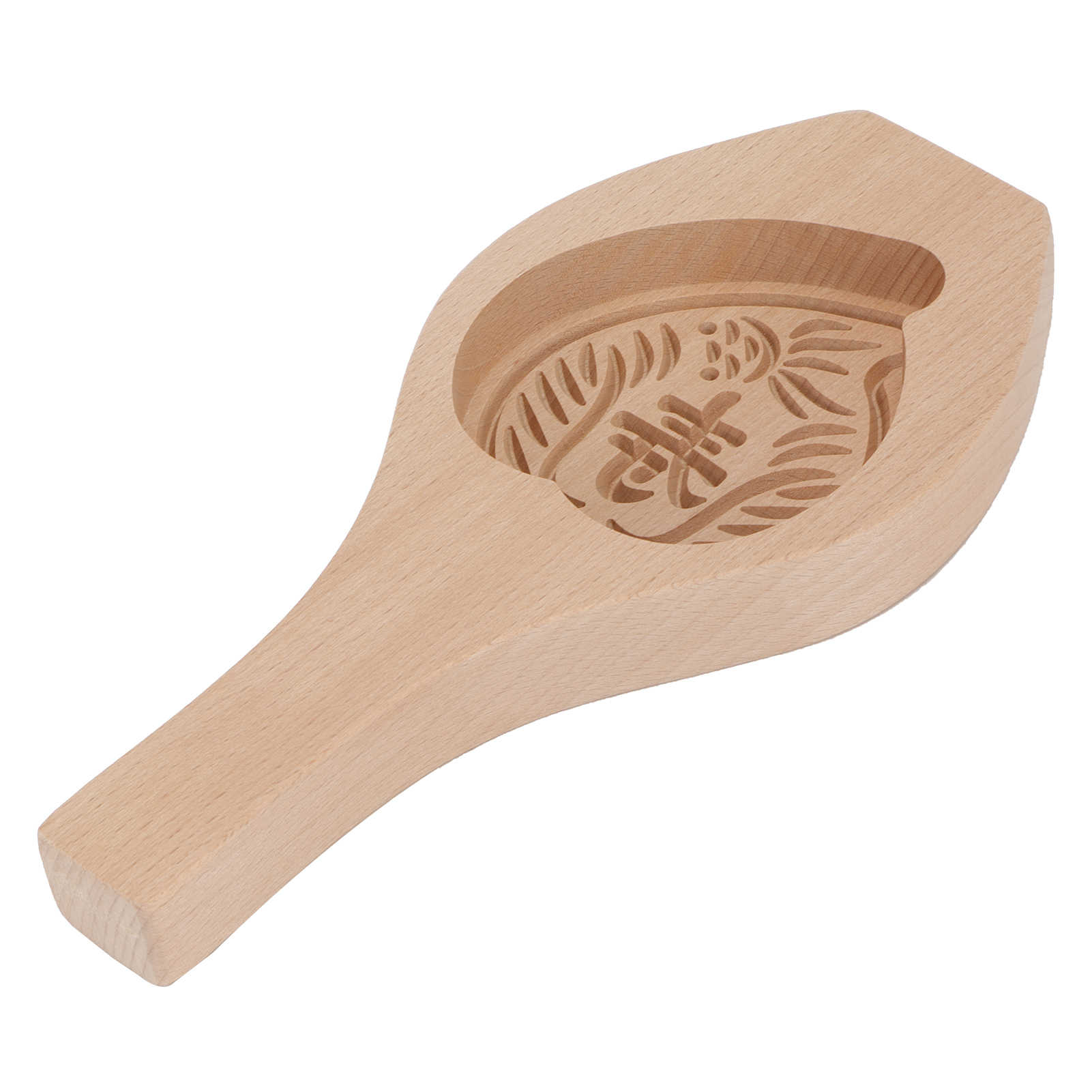 Mondkuchenform Aus Holz, Keks- Und Fondantkuchenform, Küchendekorationswerkzeuge, Pfirsich