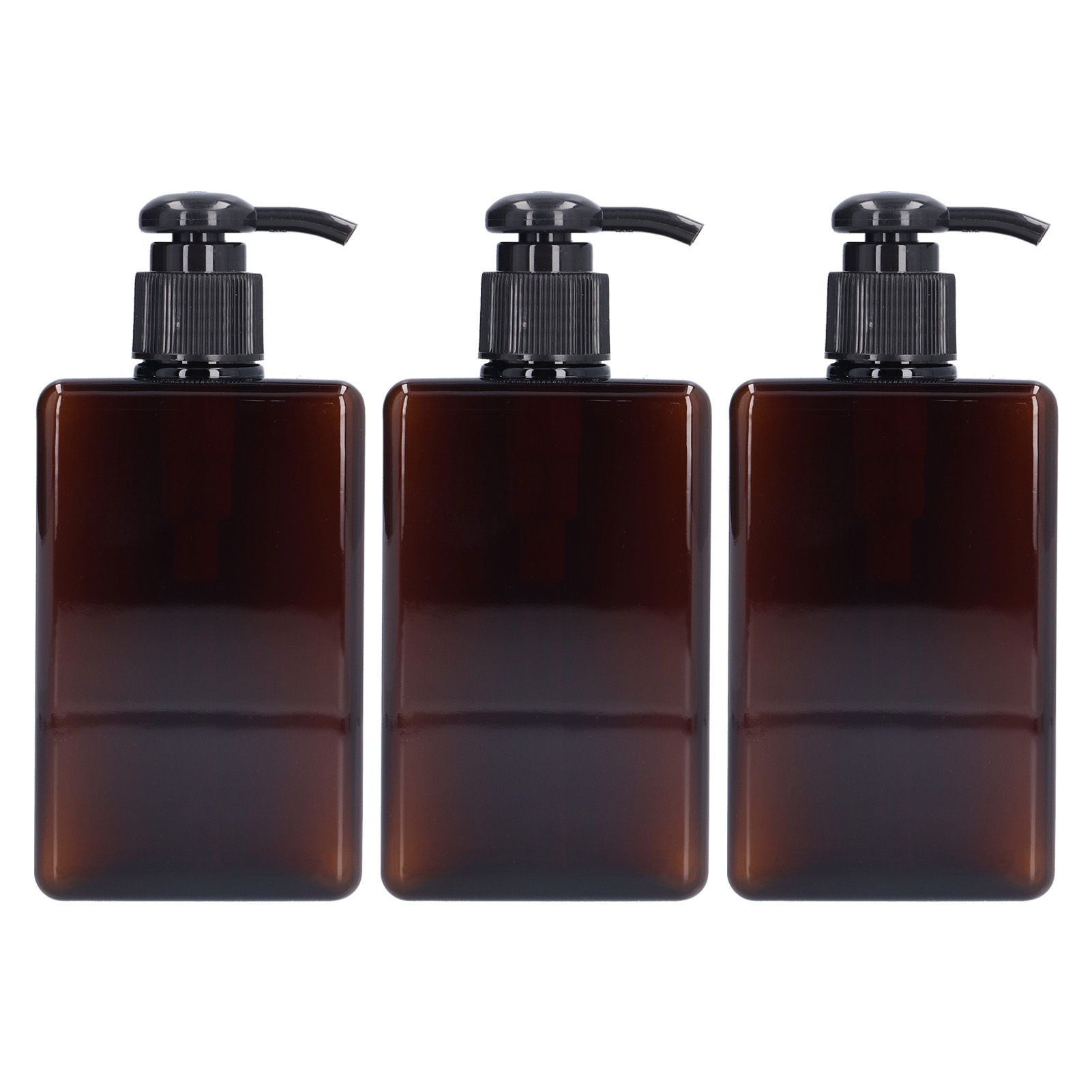 Set Mit 3 Leeren 280-ml-pumpflaschen Für Flüssige Handseife, Aus Kunststoff, Ideal Für Reisen.