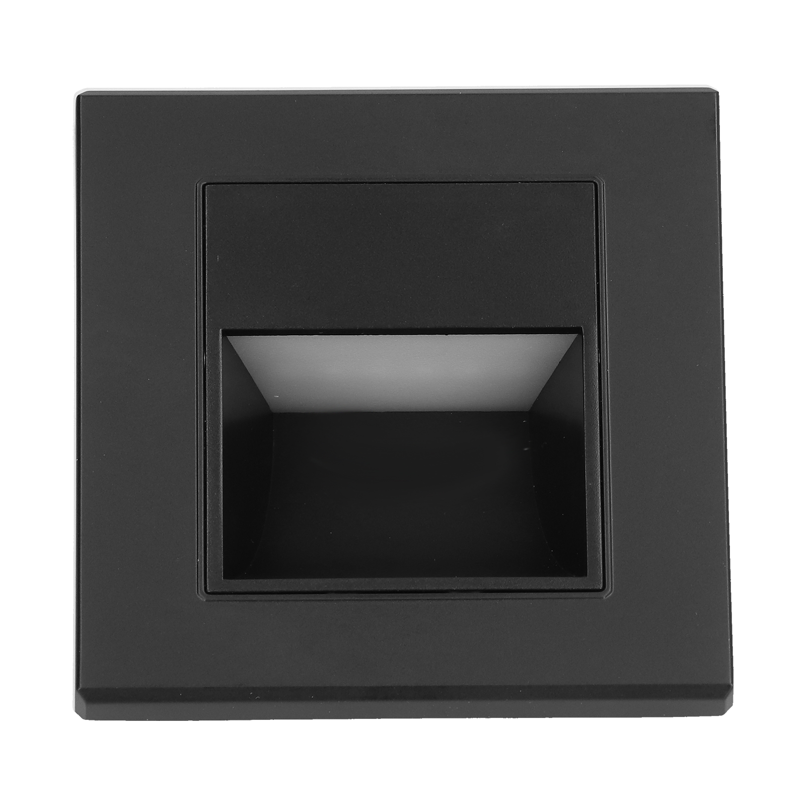 Led-einbauleuchte Für Treppenhaus Und Flur, Warmweißes Licht, 85–220 V, Schwarz