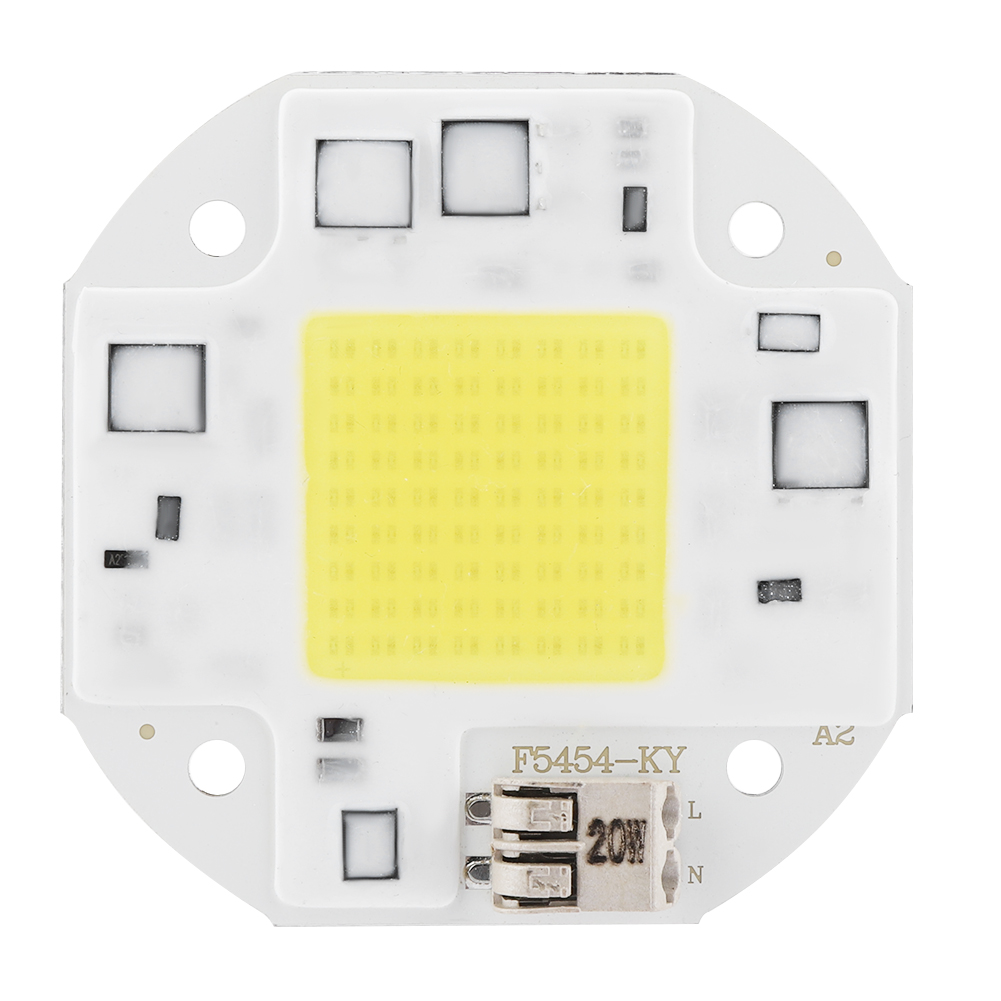 Cob 6000k 20/30/50w Ac 100-260v Lichtquellenchip Für Straßenbeleuchtungsfluter (20w6000k)