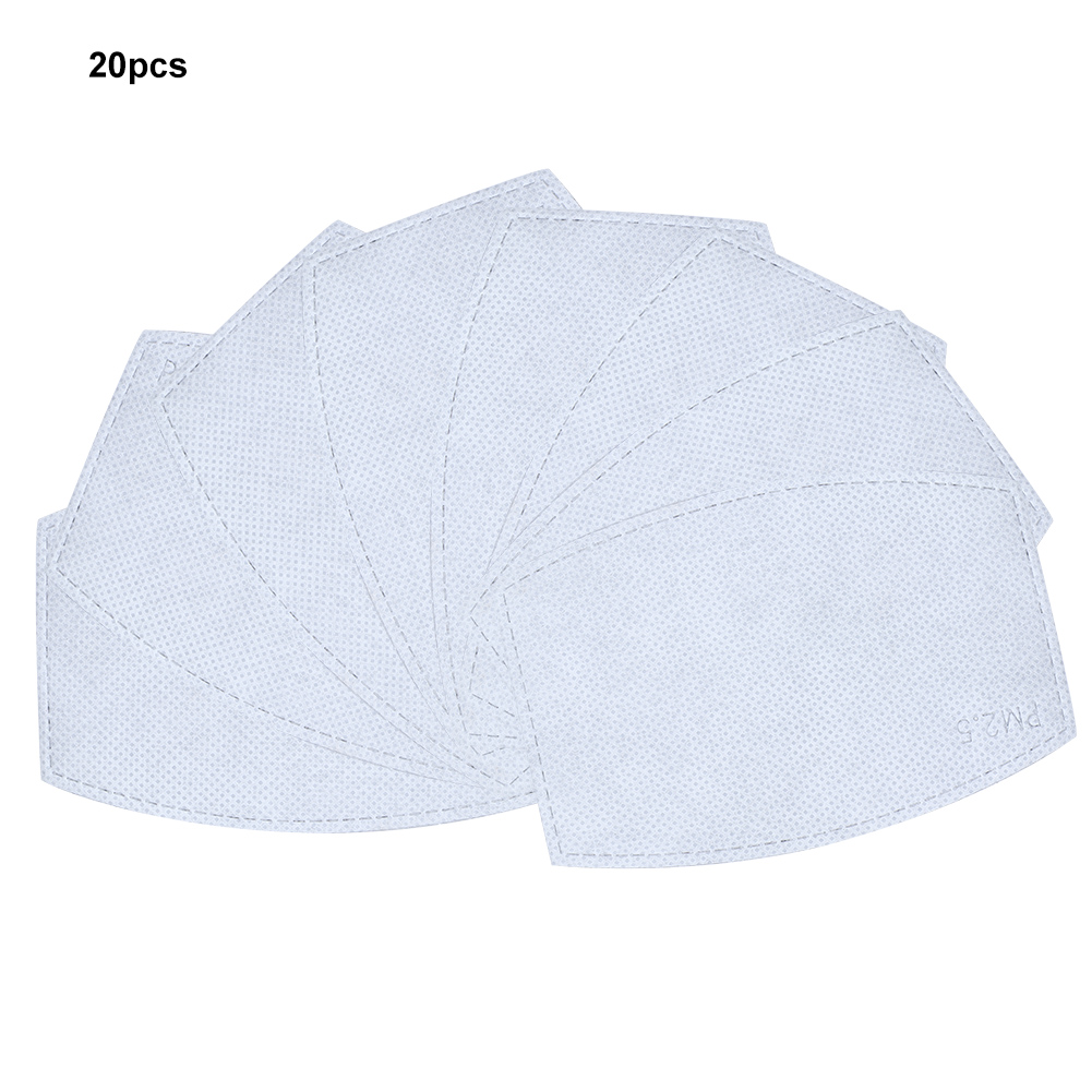 Packung Mit 20 Einweg-schutzmasken Für Erwachsene Mit 5-lagigem Aktivkohlefilter Pm2.5