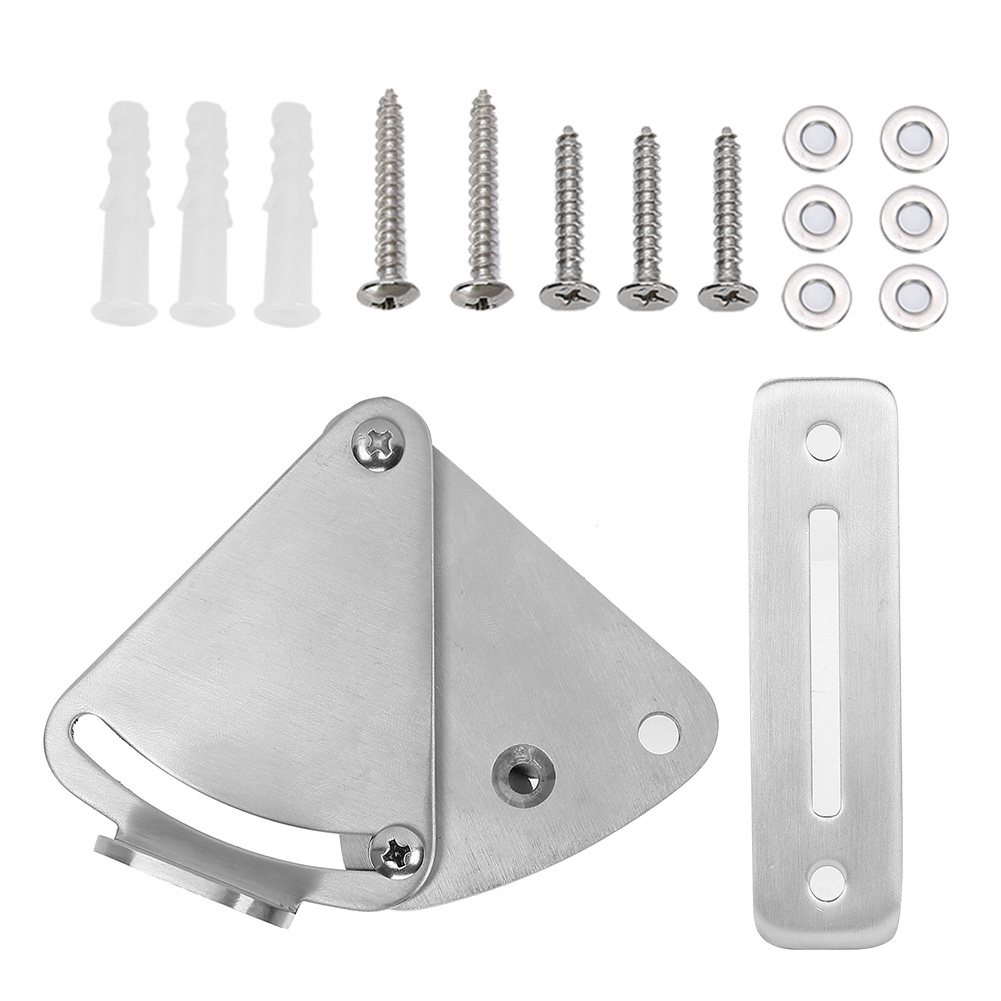 Schiebetürschloss-set Aus Edelstahl Für Scheunentüren, Zubehör Für Badezimmer Und Schlafzimmer.