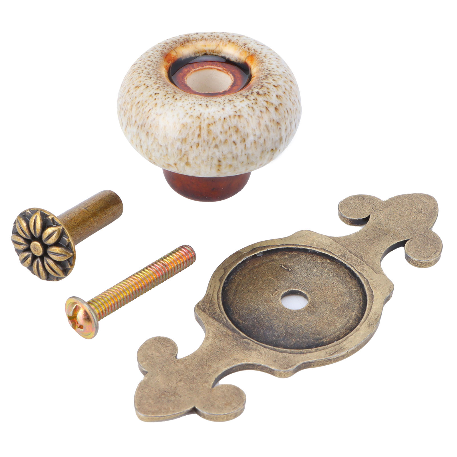 Originale Möbelgriffe Für Schränke, Kommoden Und Schubladen, Möbelaccessoires Im Antiken Kupferstil