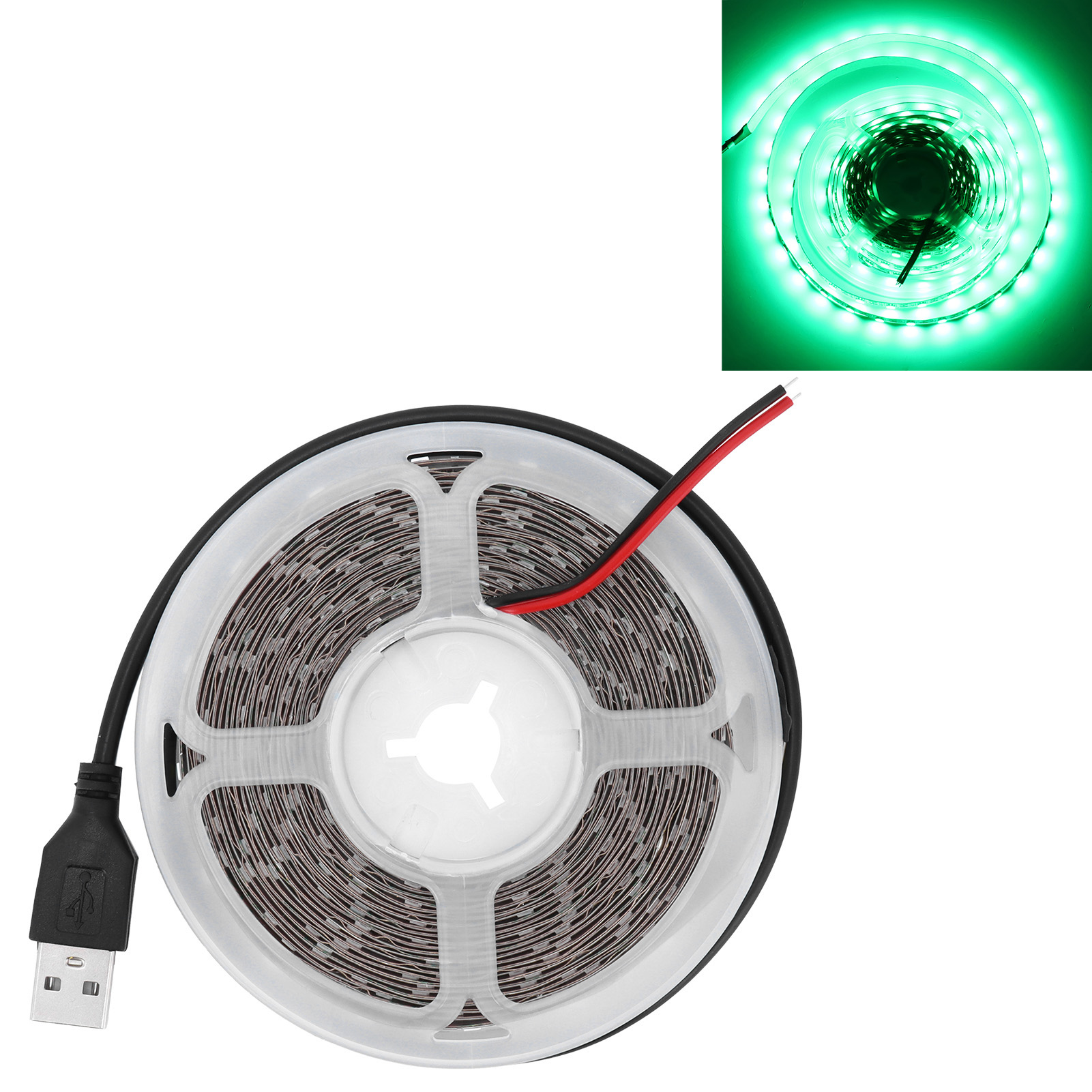 5v Niederspannungs-rgbw-led-streifen, Flexibel, Für Innendekoration, Computergehäusebeleuchtung, Grünes Licht