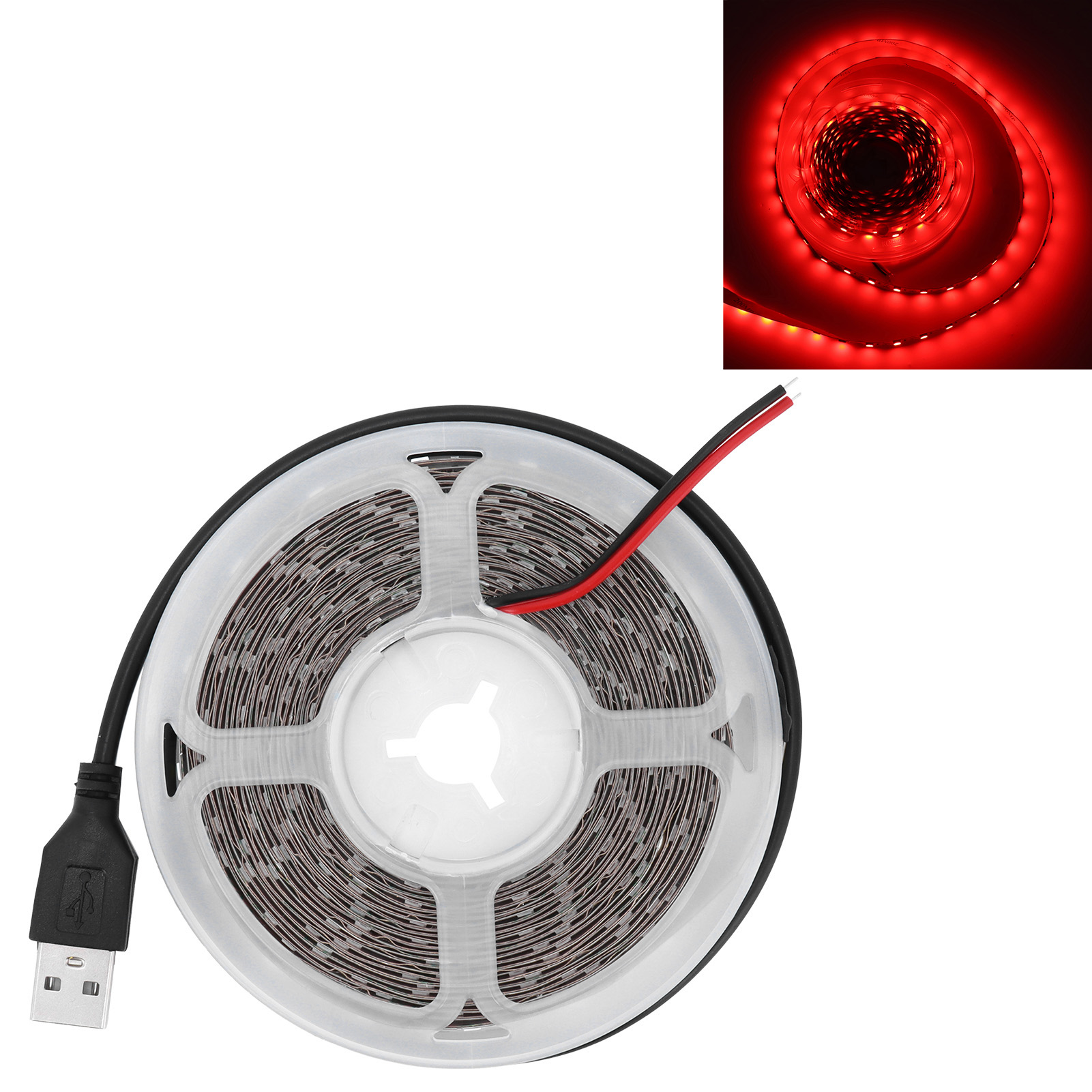 5v Niederspannungs-rgbw-led-streifen, Flexibel, Für Innendekoration, Computergehäusebeleuchtung, Rotes Licht