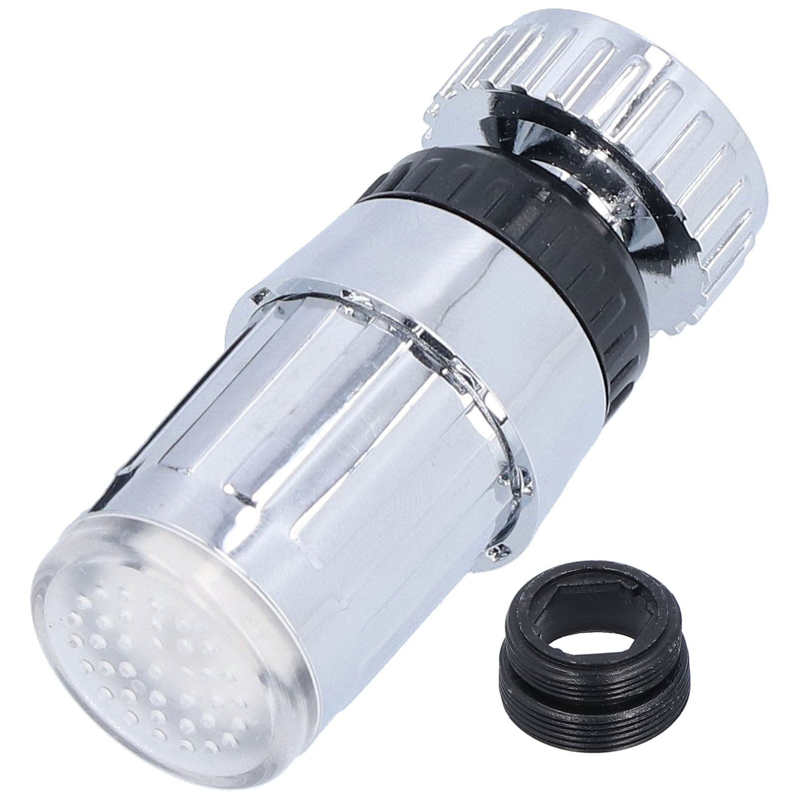 Ld8001-b6 Led-beleuchtete Armatur Mit Temperaturregelung, 360° Drehbarem Brausekopf Und 3-farbiger Beleuchtung Für Den Haushalt