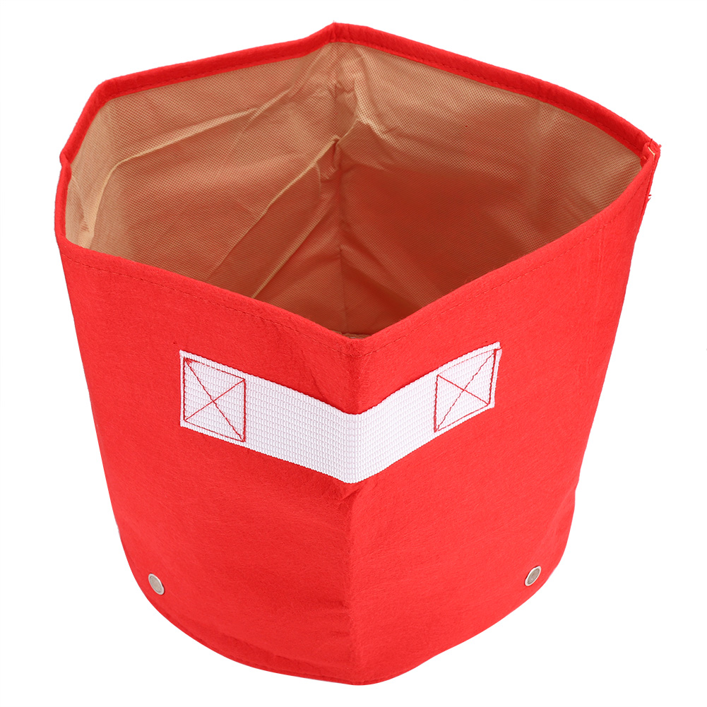 7-gallonen-pflanzsack In Rot Für Gartenpflanzen, Gemüse- Und Blumentopf, Diy-kartoffelpflanzgefäß