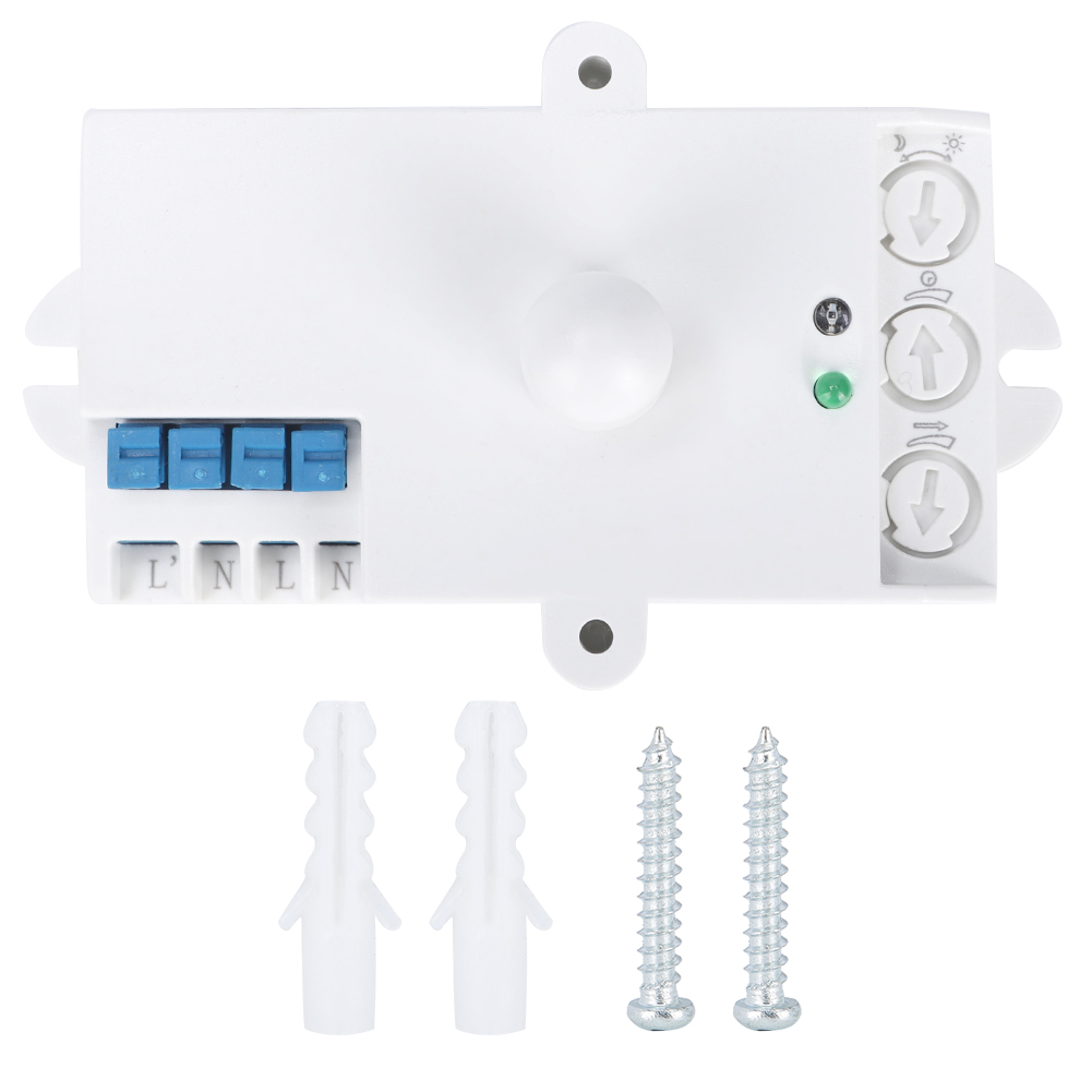 Sk-806 5,8-ghz-mikrowellenradarsensor, Körperbewegungsmelder, Beleuchteter Schalter 220–240 V