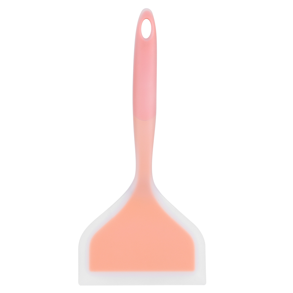 Antihaftbeschichteter Silikonspatel, Breiter Pfannenwender Für Kuchen, Steaks Und Pizzen, Küchenutensilien (orange)