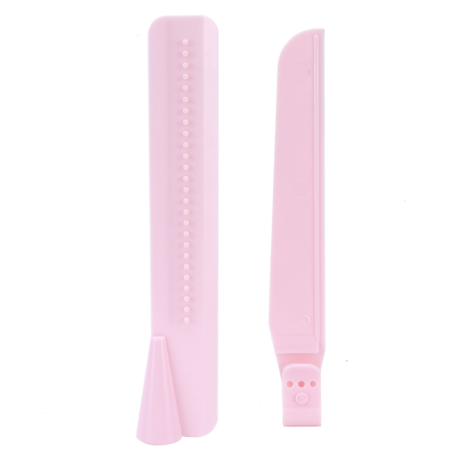 Set Mit 2 Höhenverstellbaren Sahneschabern, Kleines Werkzeug Zum Glätten Von Kuchen, Ideal Für Die Heimische Küche Und Backstube (rosa).