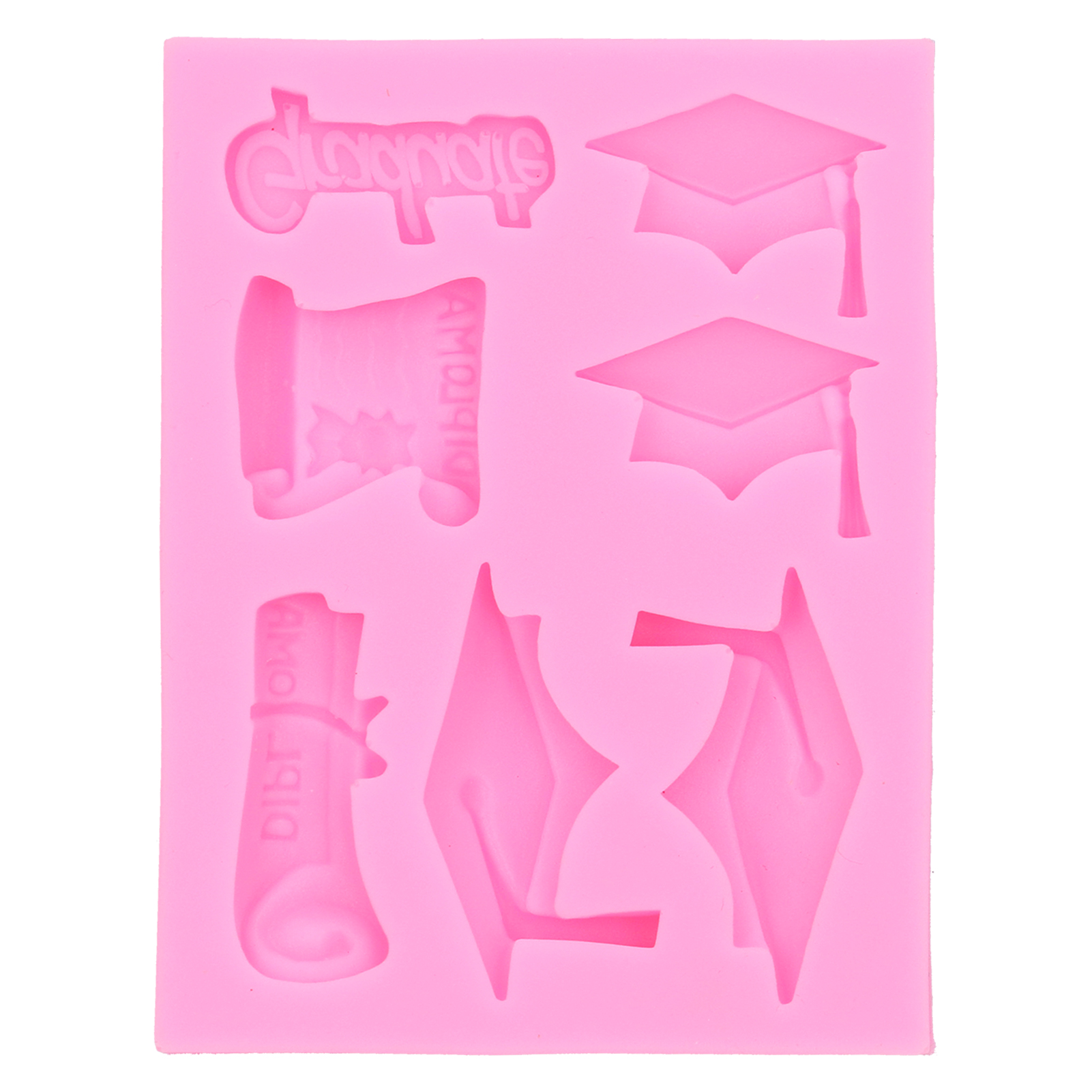 Diy-silikonform Für Junggesellenhut, Fondant, Schokolade, Tortendekoration, Küchenzubehör, Rosa