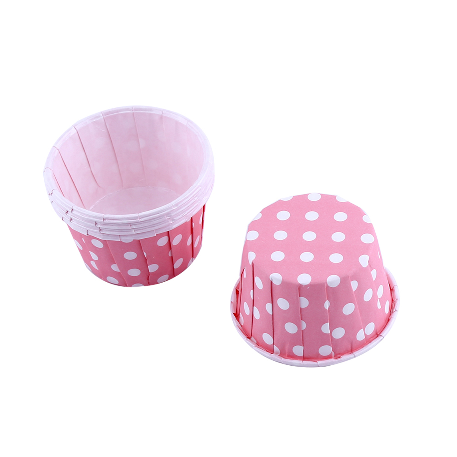 100 Rosa Papierförmchen Für Cupcakes Und Muffins, Ideal Für Partys Und Hochzeiten.