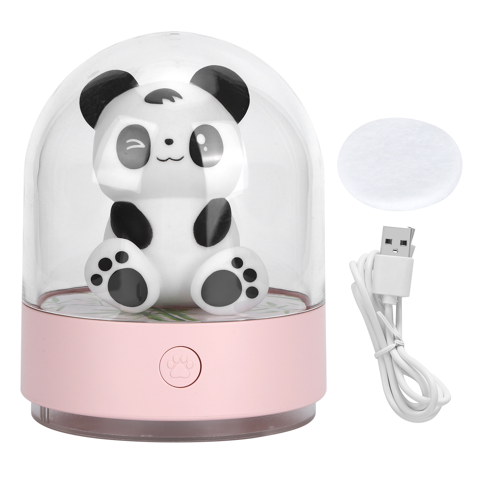 Schreibtischlampe Fürs Studentenwohnheim, Kleines Aromatherapie-nachtlicht Mit Augenschutz Und Usb-ladefunktion, Rosa