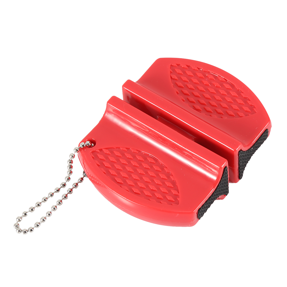 Mini-messerschärfer, Tragbar, Multifunktional, Schleifstein, Rotes Küchenaccessoire