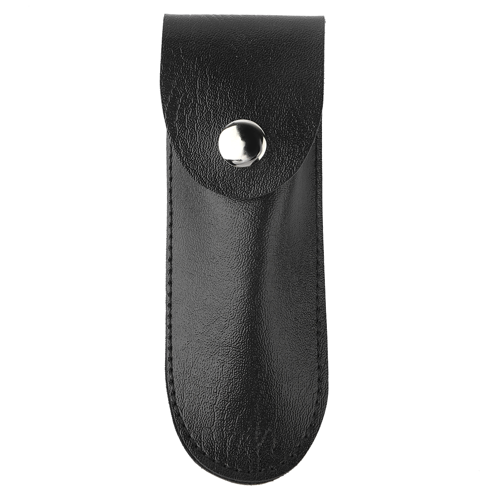 Neuer Flaschenöffner, Lederetui, Kleine Ledertasche, Weinmesserset, Weinwerkzeug, Pu-tasche (schwarz)