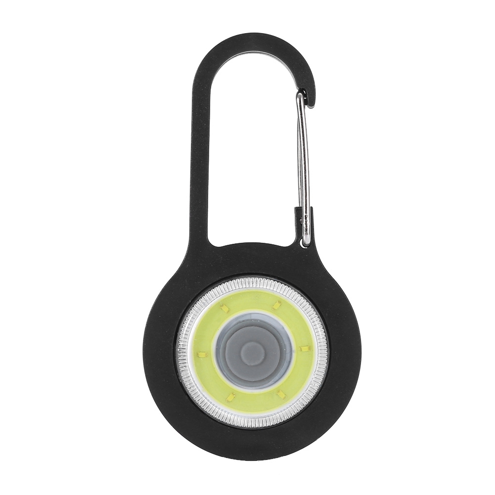 Leichte Led-wanderlampe Mit Karabinerhaken Zum Laufen Und Radfahren Bei Nacht (schwarz)