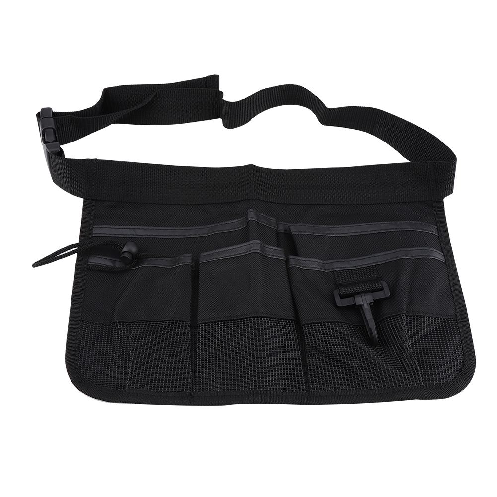 Werkzeugtasche Für Elektriker Mit Mehreren Fächern, Multifunktionale Gürteltasche, Dicker Gürtel (schwarz)