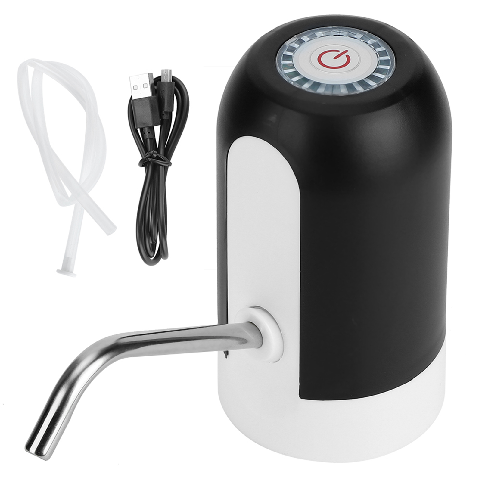 Tragbarer Usb-wasserspender Mit Flaschenpumpe, Für Den Heimgebrauch, 5 V Dc, Schwarz