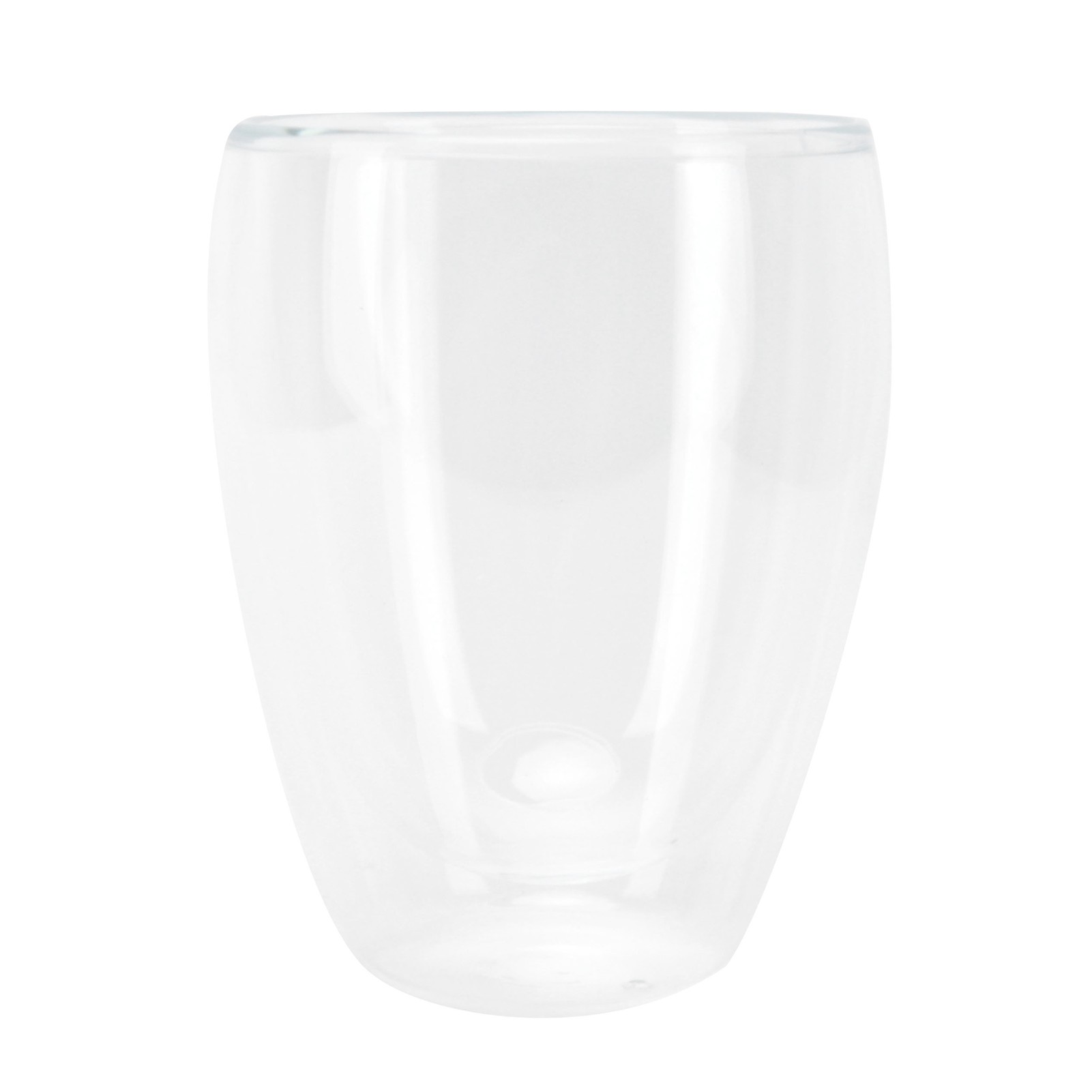 2-wandiger, Durchsichtiger, Zylindrischer Milchbecher, Hitzebeständig, Für Getränke Zu Hause (350 Ml)