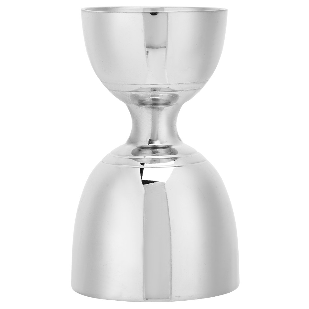 Doppelkopf-cocktailmessbecher Aus Edelstahl, Barkeeper-werkzeug Für Zuhause, Partyzubehör, Silber