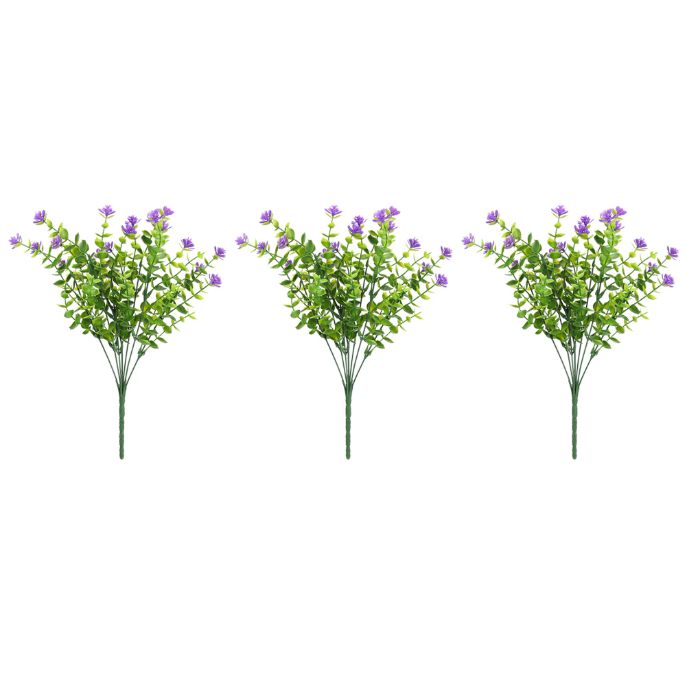 Künstlicher Blumenstrauß Für Draußen – Für Haus, Garten Und Hochzeitsdekoration – Accessoires – Lila