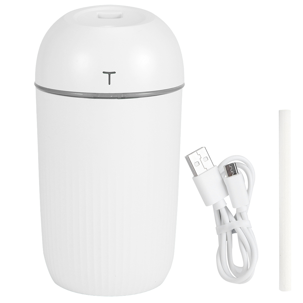 Tragbarer 420-ml-usb-luftbefeuchter Für Zuhause, Nebelverteiler, Luftreiniger, Weiß