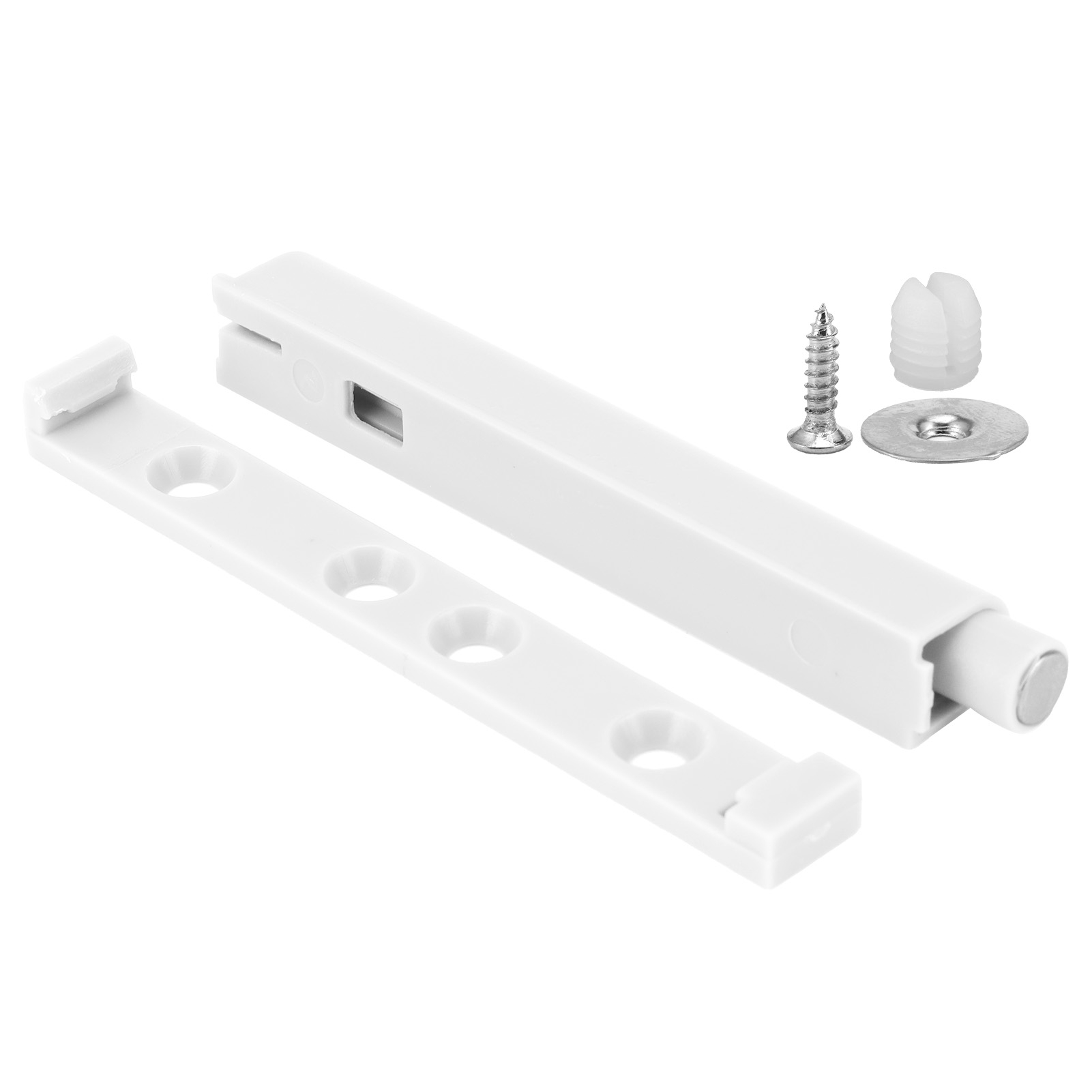 Magnetische Druckverschlüsse Für Türen, Türdämpfer, Küchenschränke, Schubladen, Haushaltsgegenstände, Weiß, Größe S