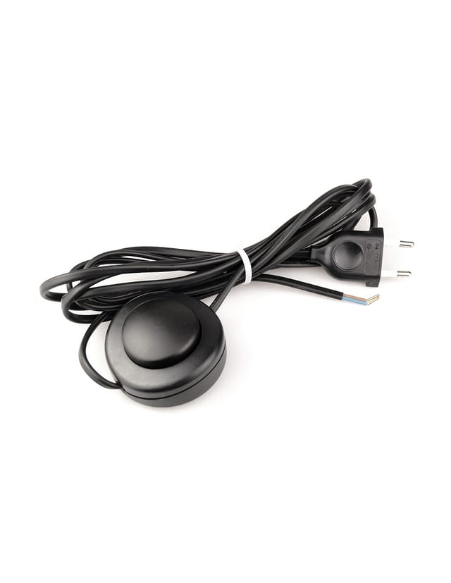 Elektrischer Fußschalter Mit Kabel, 2,5 A 250 V, 3 M, Schwarz