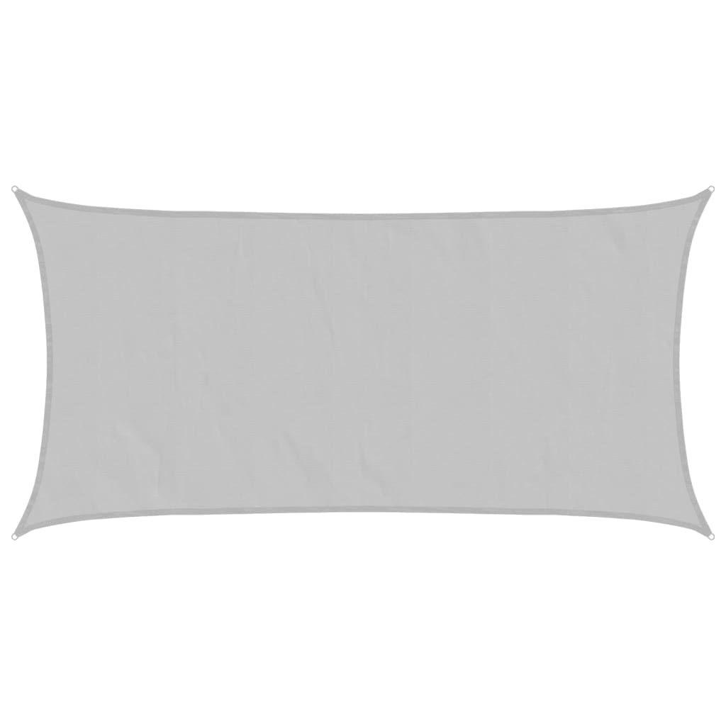 Maison Exclusive - Sonnensegel Hellgrau 4x2 M 100% Polyester Oxfo