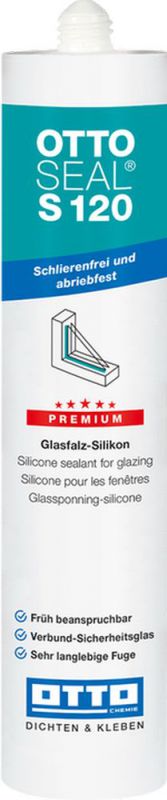 Ottoseal Silikon S-120 310ml C7102 Matt Betongrau - 1850456