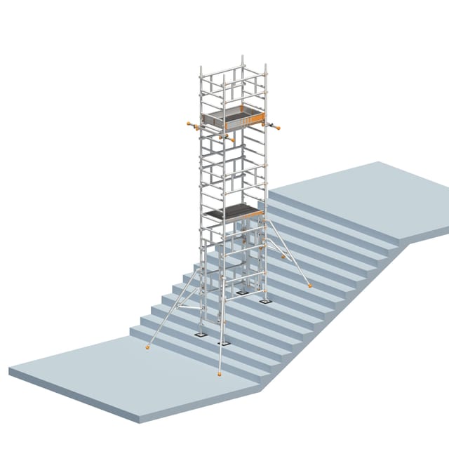 Layher Treppen-kit Für Fahrgerüst Uni Standard P2 Mit 2 Durchgängen 7,73m Ah