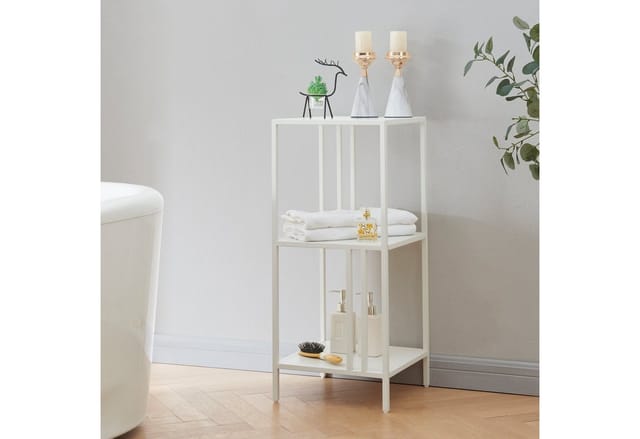 [en.casa] - Standregal Kumlinge 35x35x80cm Weiß