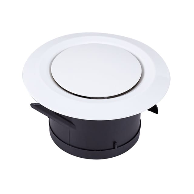 Csparkv - 150 Mm Rundes Lüftungsgitter Aus Kunststoff Zur Belüftung Von Wohn- Und Gewerberäumen, Küchen, Bädern, Garagen, Empfängerdurchmesser