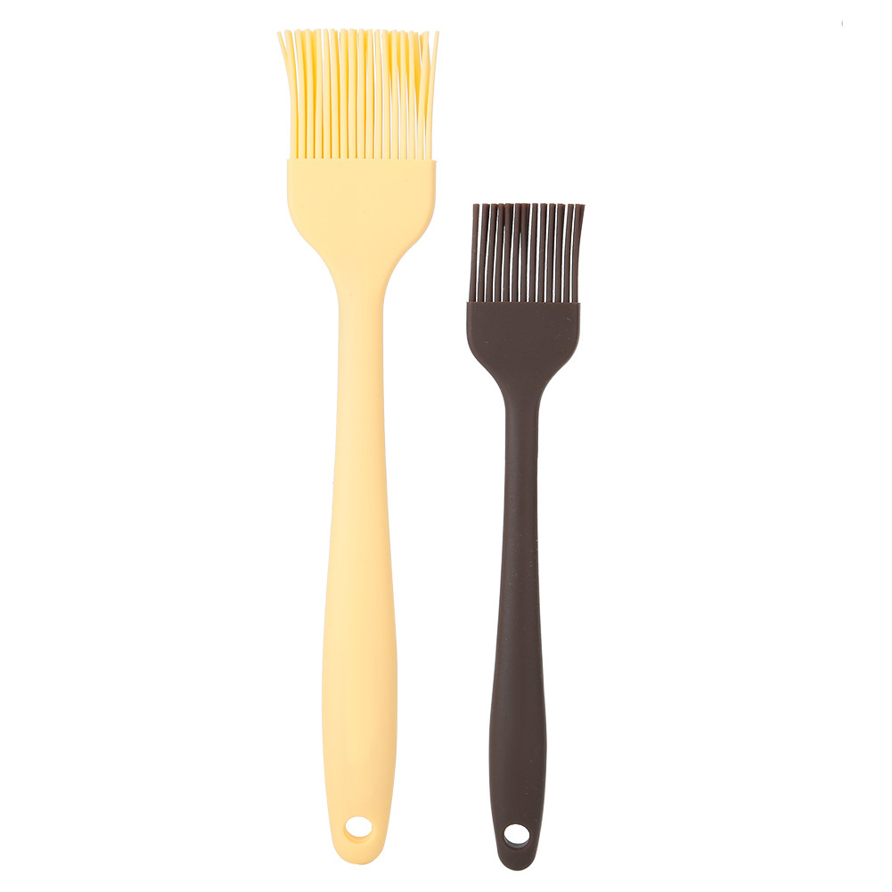 Set Aus 2 Silikon-grillpinseln, Hitze- Und Lebensmittelölbeständig, Ideal Zum Grillen, Backen Im Ofen Und Kochen.