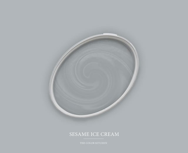 Wandfarbe Grau Matt The Color Kitchen Sesame Ice Cream Exklusive Innendispersion Hohe Deckkraft 2.5 Liter