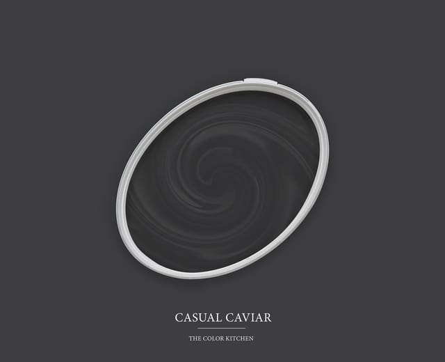 A.s.creations - Wandfarbe Schwarz Matt The Color Kitchen Casual Caviar Exklusive Innendispersion Hohe Deckkraft 2.5 Liter