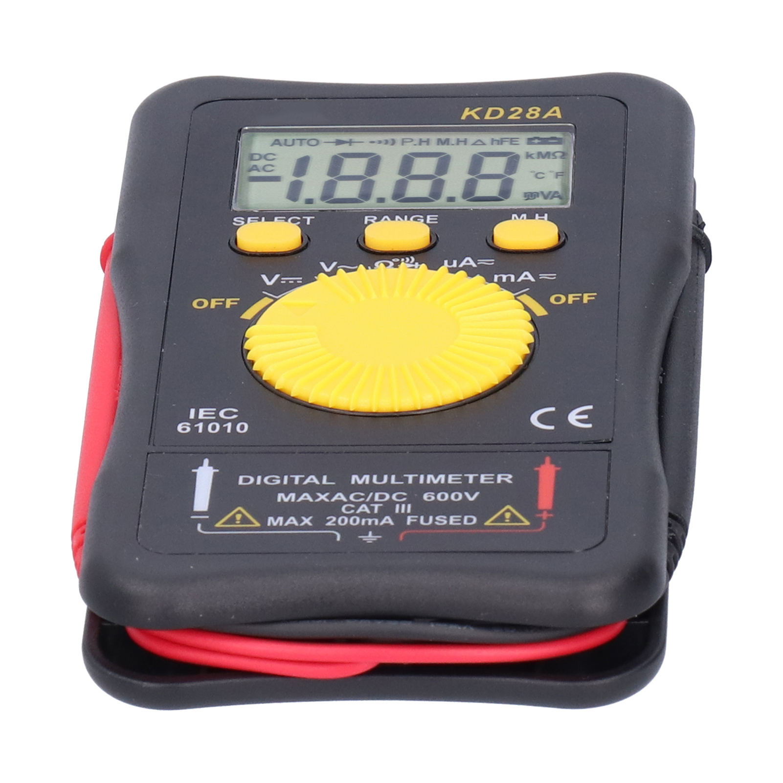 Intelligentes Digitales Multifunktionsmultimeter Mit Automatischem Überlast- Und Störschutz