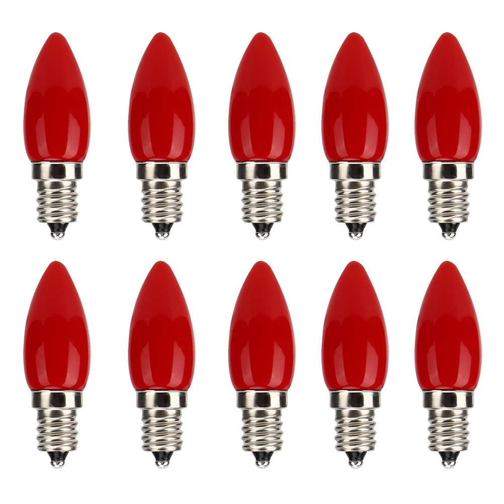 Packung Mit 10 Mini-e12-led-lampen (1,5 W, 230 V Wechselstrom) Für Die Beleuchtung Von Wohnräumen, Möbeln Und Hotels.