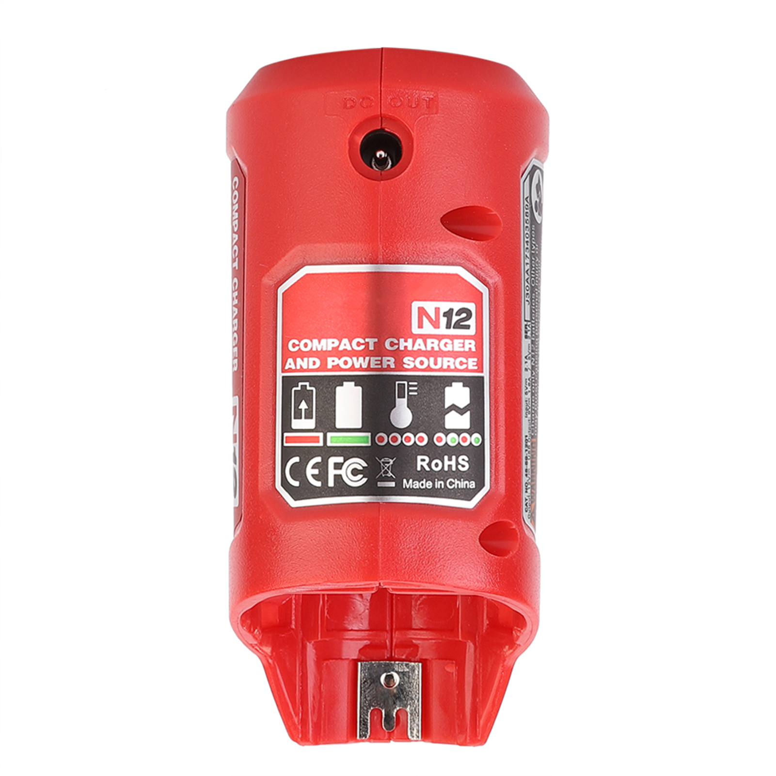 Tragbares Usb-ladegerät Und Netzteil Kompatibel Mit Milwaukee 48-59-1201 M12