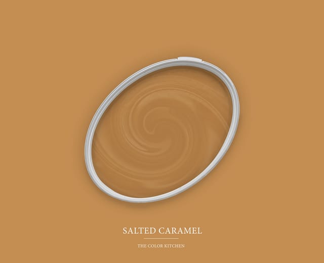 Wandfarbe Orange Matt The Color Kitchen Salted Caramel Exklusive Innendispersion Hohe Deckkraft 2.5 Liter