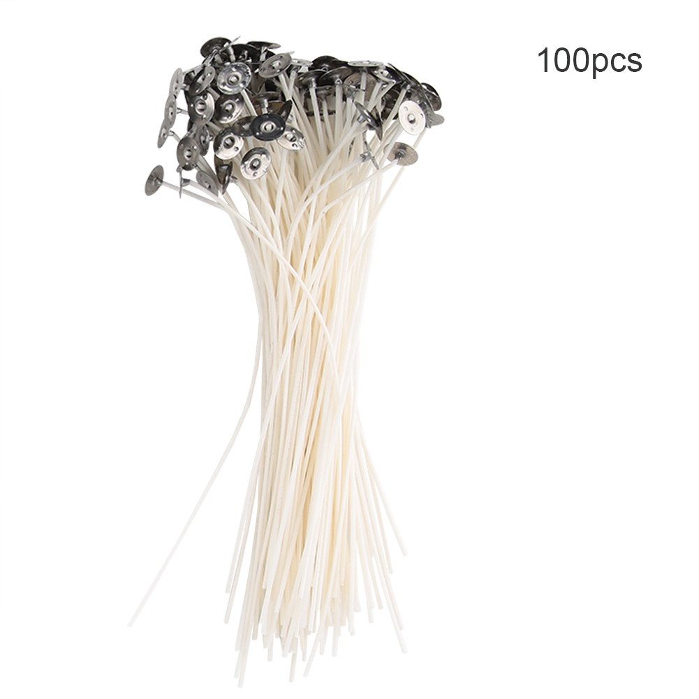 100 Umweltfreundliche, Raucharme, Handgefertigte Kerzendochte (20 Cm)