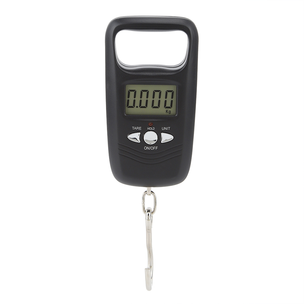 Mini-tragbare Schwarze Elektronische Hängewaage, Hochpräzise Gepäckwaage