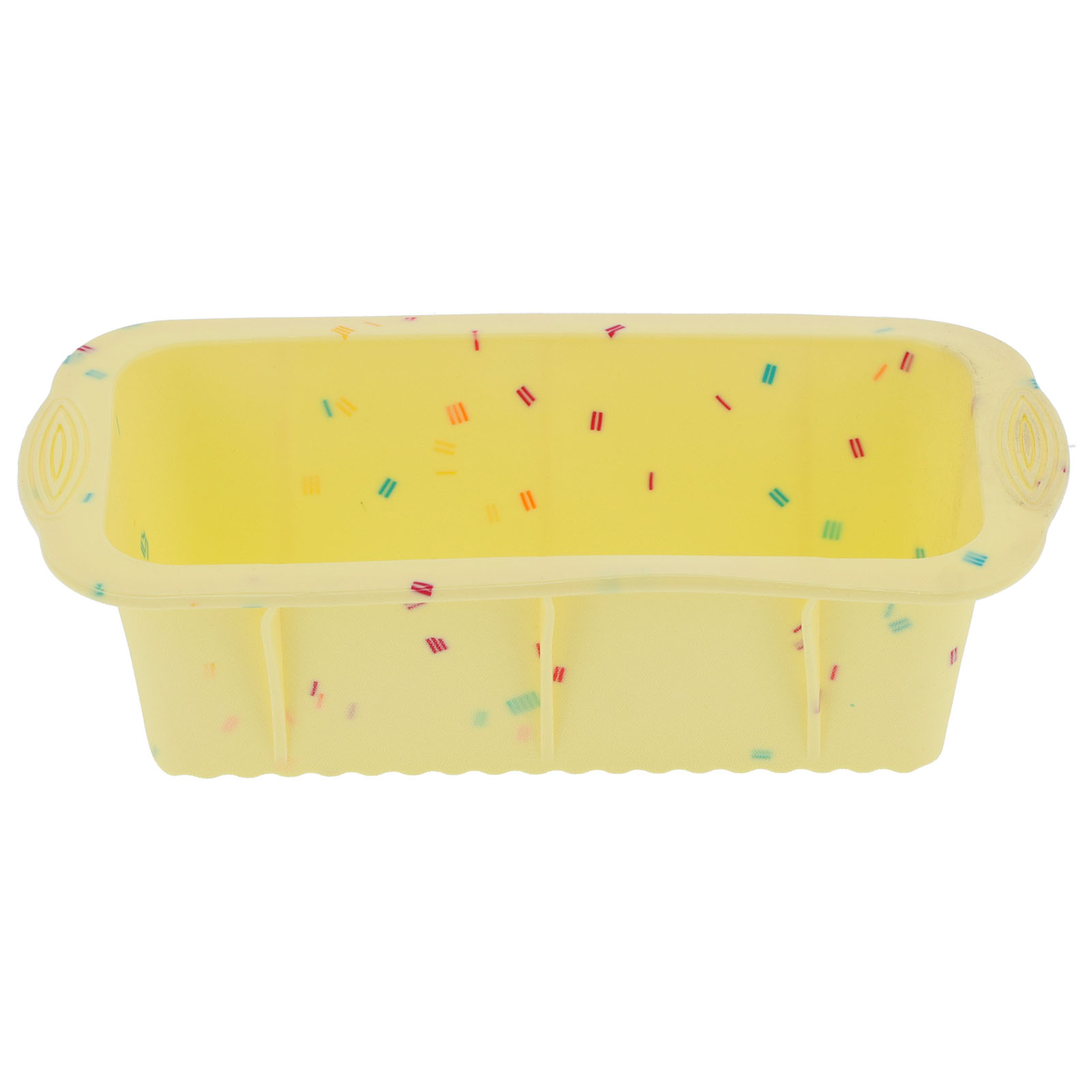 Diy-silikonform Für Kuchen, Backen, Rechteckige Brotform, Küchenutensil, Gelb Mit Farbiger Maserung