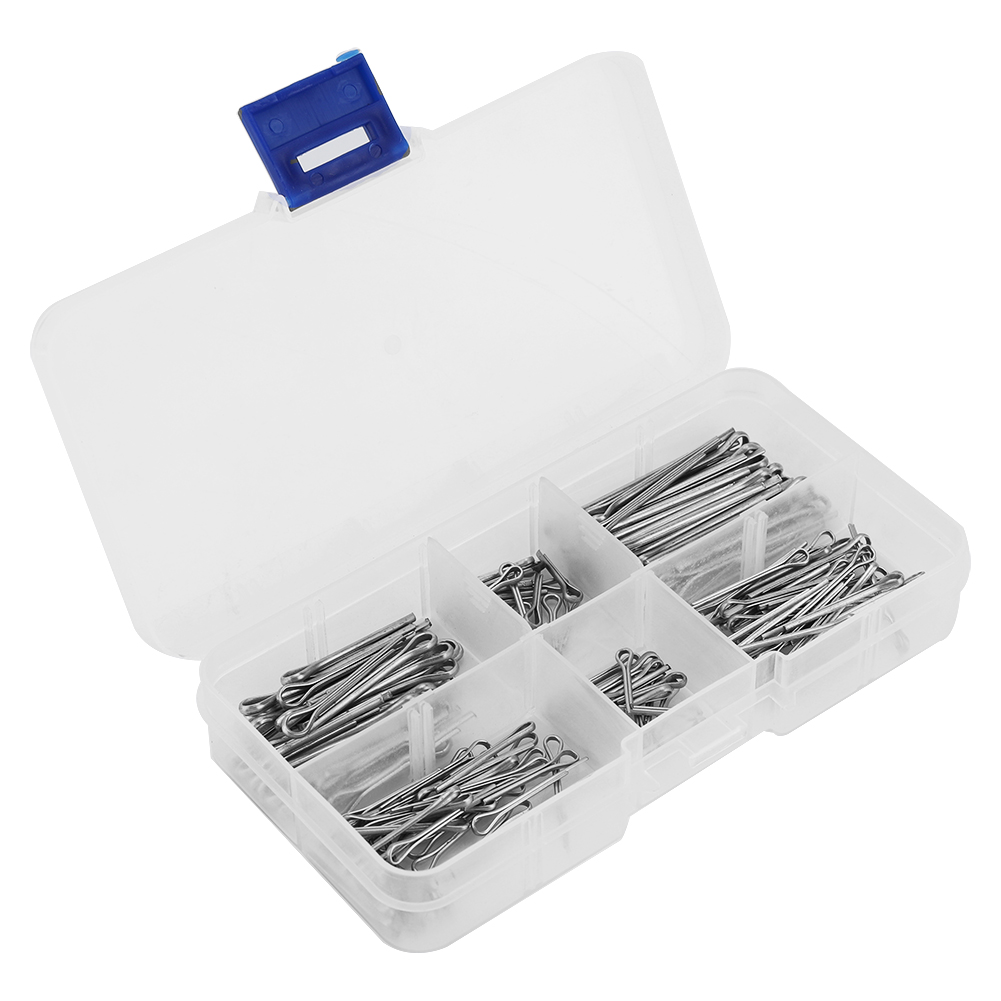 Satz Mit 175 Splinten Aus Zinklegierung (5 Verschiedene Typen) – Befestigungsmaterial