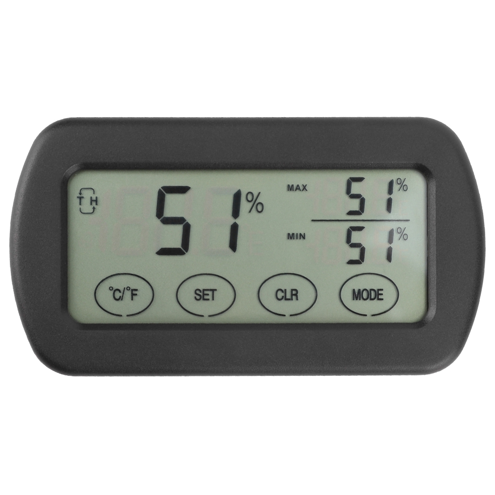 Lcd-touchscreen-hygrothermograph, Elektronisches Thermometer-hygrometer Für Innenräume, Temperatur- Und Feuchtigkeitsmesser