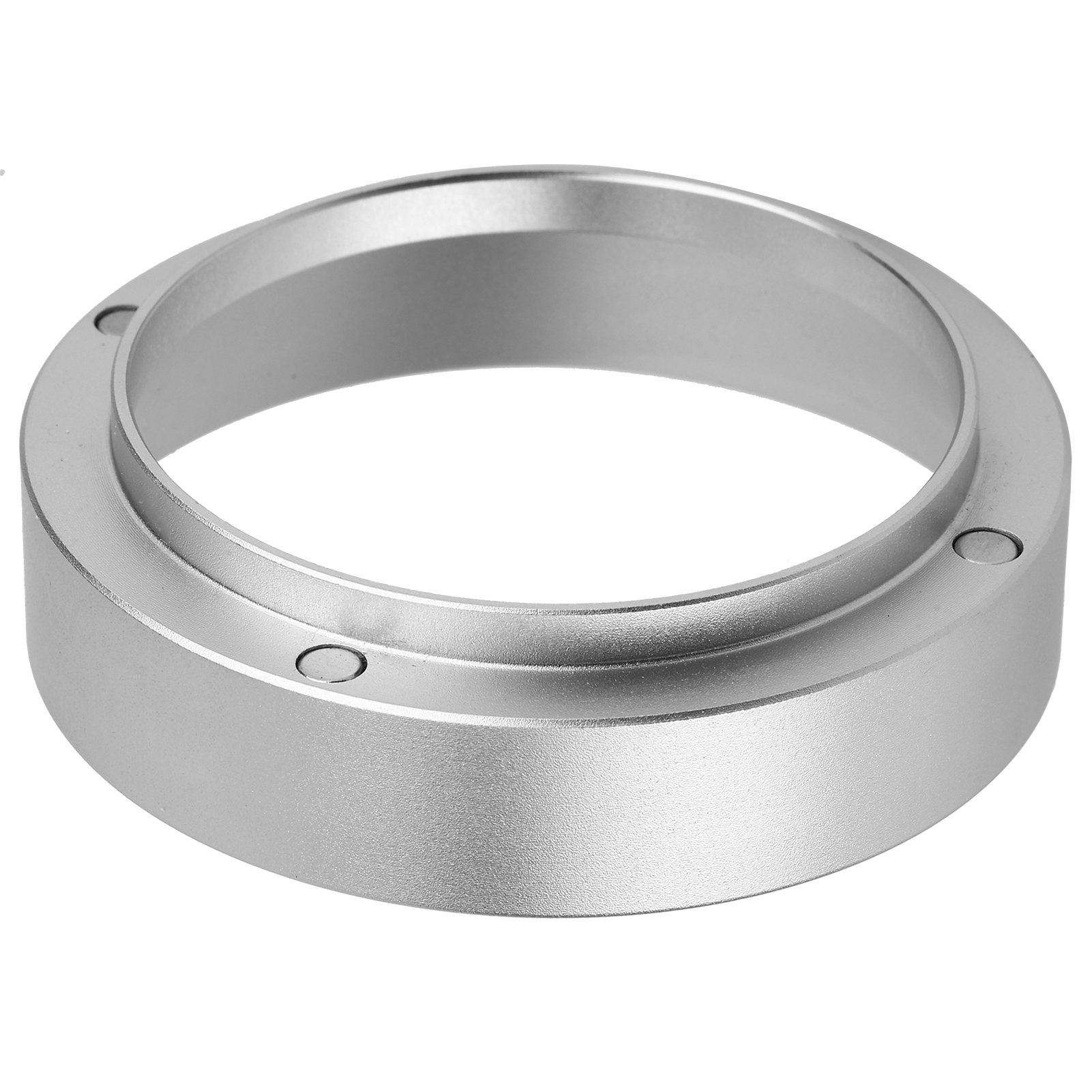 Dosiertrichter Aus Aluminium Mit Magnetischem Dosierring Für Kaffeemaschine, Silber, 53 Mm