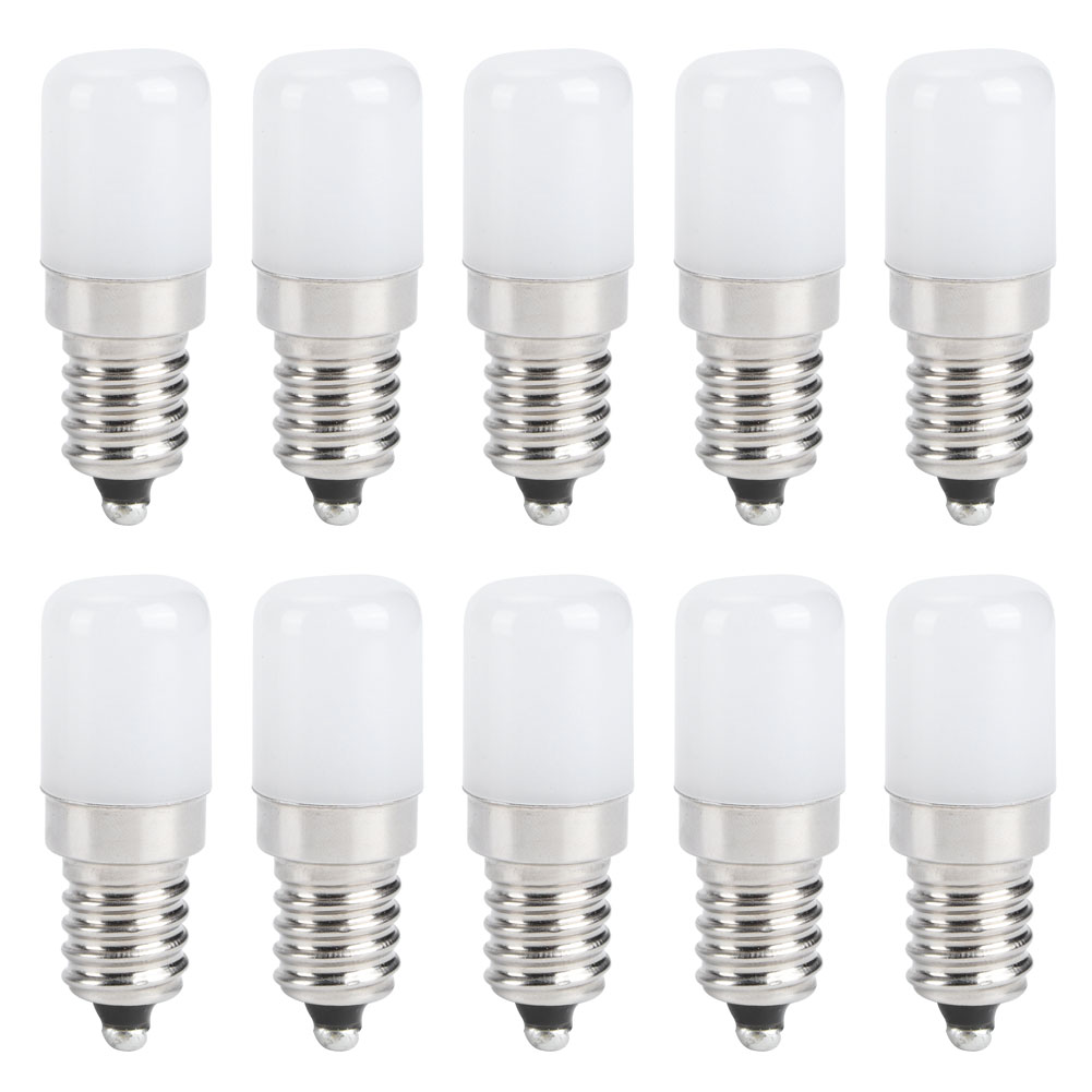 Packung Mit 10 Led-lampen (1,5 W) Mit Schraubsockel, Kerzenform, 230 V Wechselstrom, E14-sockel