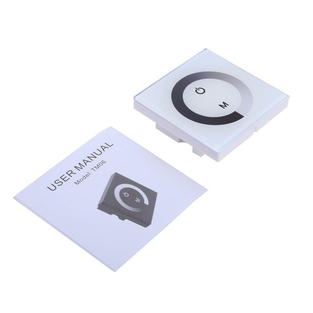 Monochromes Touchpanel, Wanddimmer, Steuerung Für 12-24v Dc Weiße Led-streifen